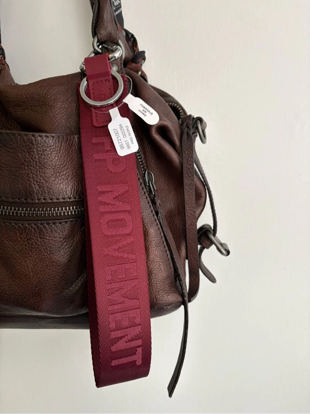 FP Movement There It Is Keychain🔥 Burgundy- New with tags🔥